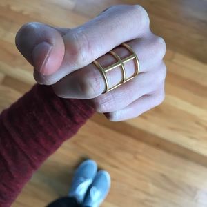 Madewell Gold Color Band Ring